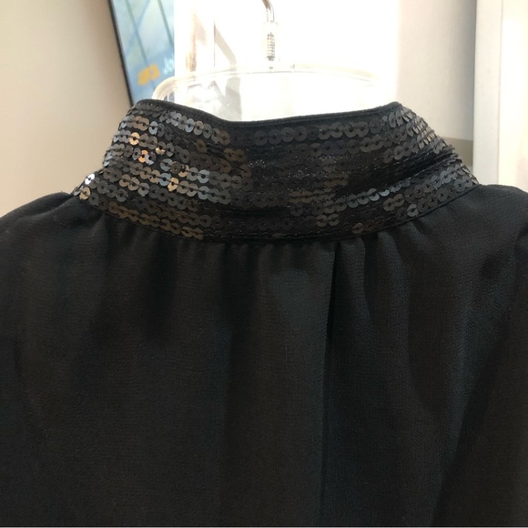 Vintage Y2K Max Love Sleeveless Sequin Blouse Shirt Top - Picture 3 of 6